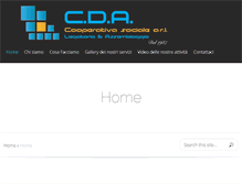 Tablet Screenshot of cdacoop.it